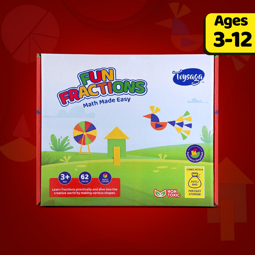 Fun Fraction | 2 Fraction Sets, Circle and Square