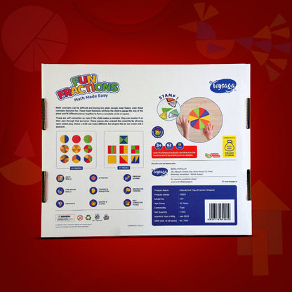 Fun Fraction | 2 Fraction Sets, Circle and Square