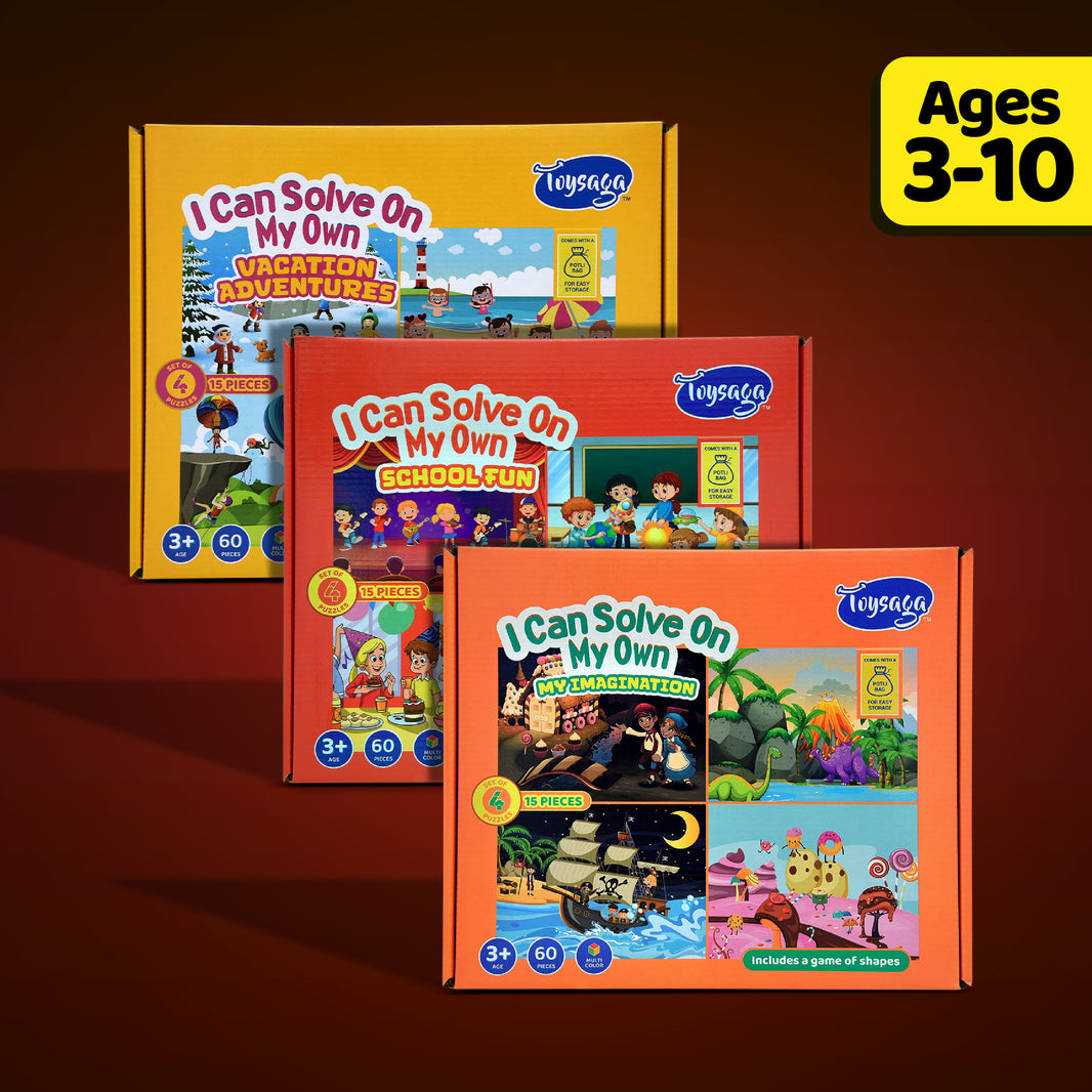 I can solve on my own | Complete Edition | Set of 3 Puzzles