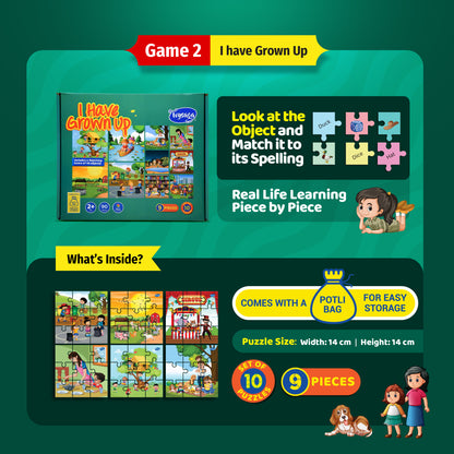 Everyday Heroes Puzzles | Set of 3 Puzzles