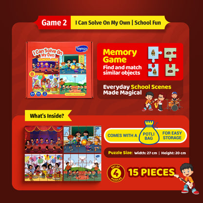 I can solve on my own | Complete Edition | Set of 3 Puzzles