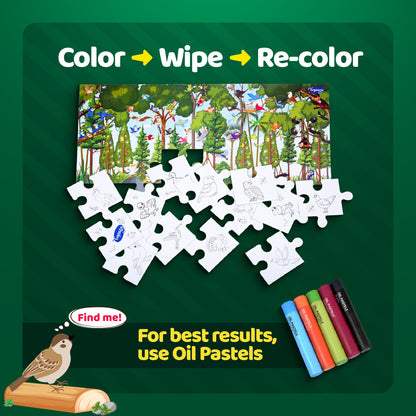 Find The Character| Birds! Our Flying Friends| 30 Pieces Floor Puzzle