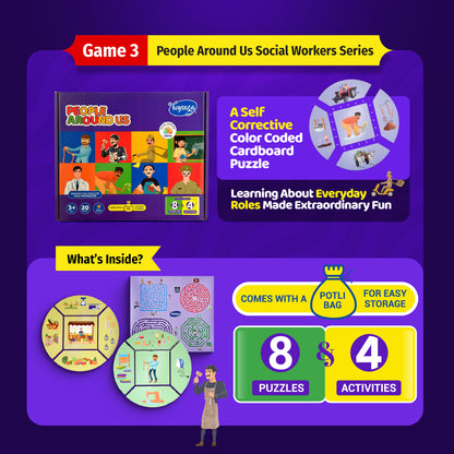 Everyday Heroes Puzzles | Set of 3 Puzzles