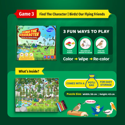 Find the Character | Complete Edition | Set of 3 Puzzles