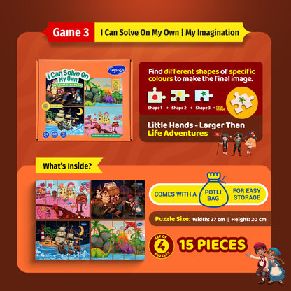 I can solve on my own | Complete Edition | Set of 3 Puzzles