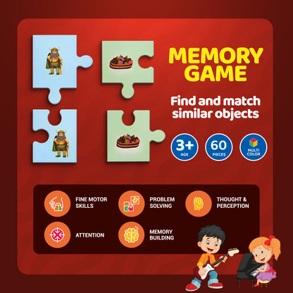 I Can Solve On My Own | School Fun | Set of 4 Jigsaw Puzzles