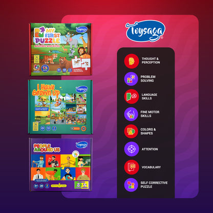 Everyday Heroes Puzzles | Set of 3 Puzzles