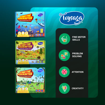 Find the Character | Complete Edition | Set of 3 Puzzles