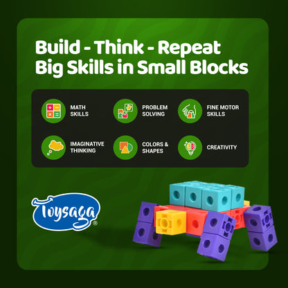 Link 'N' Lock Fun Blocks| 100 Building Blocks