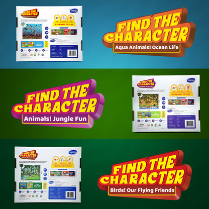 Find the Character | Complete Edition | Set of 3 Puzzles
