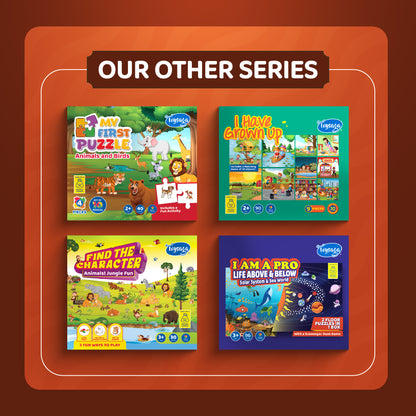 I Can Solve On My Own | My Imagination | Set of 4 Jigsaw Puzzles