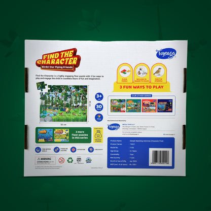 Find The Character| Birds! Our Flying Friends| 30 Pieces Floor Puzzle