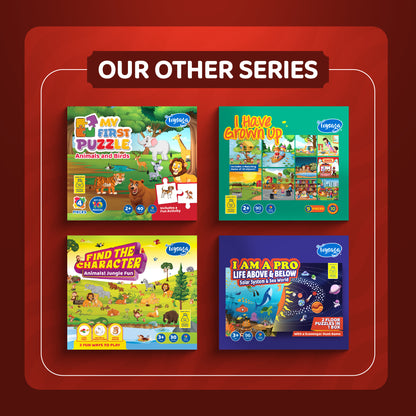 I Can Solve On My Own | School Fun | Set of 4 Jigsaw Puzzles