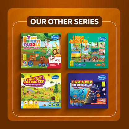 I Can Solve On My Own | Vacation Adventures | Set of 4 Jigsaw Puzzles