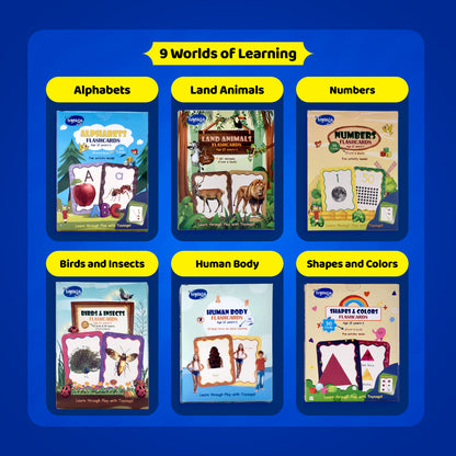 Toysaga 9-in-1 Flashcards Mega Combo