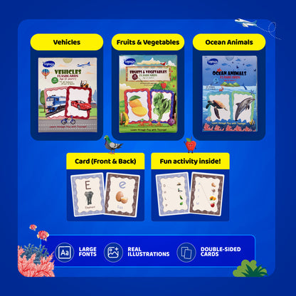 Toysaga 9-in-1 Flashcards Mega Combo