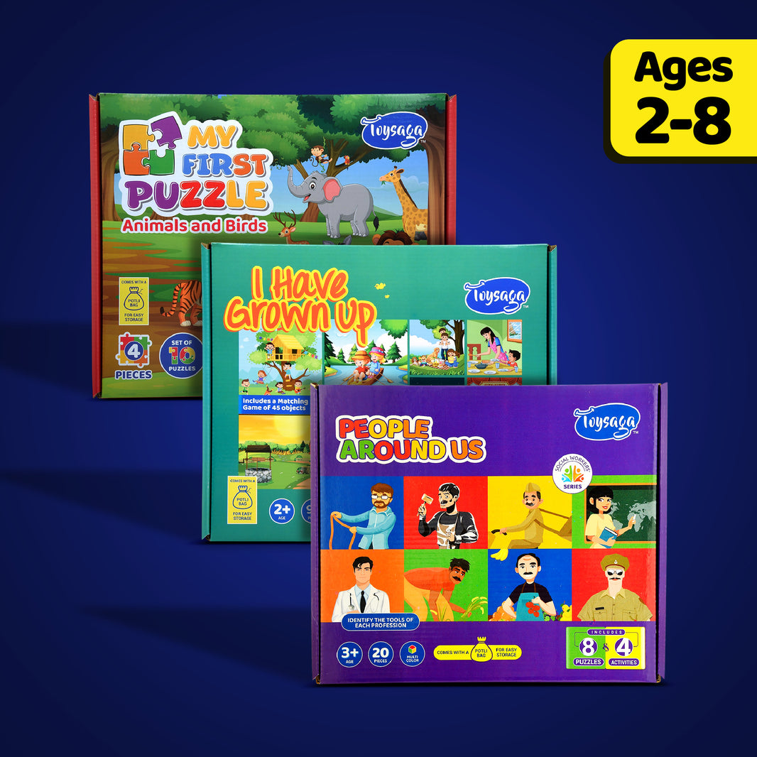 Everyday Heroes Puzzles | Set of 3 Puzzles