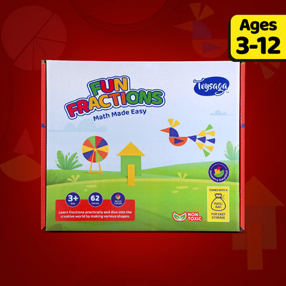 Fun Fraction | 2 Fraction Sets, Circle and Square