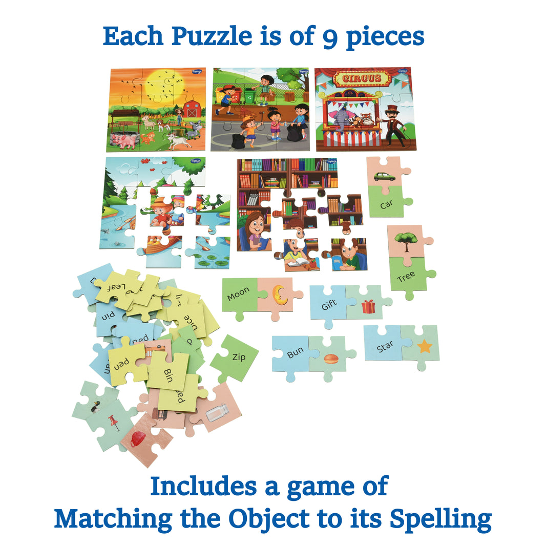 I have Grown Up | Set of 10 Jigsaw Puzzles (9 Pieces)