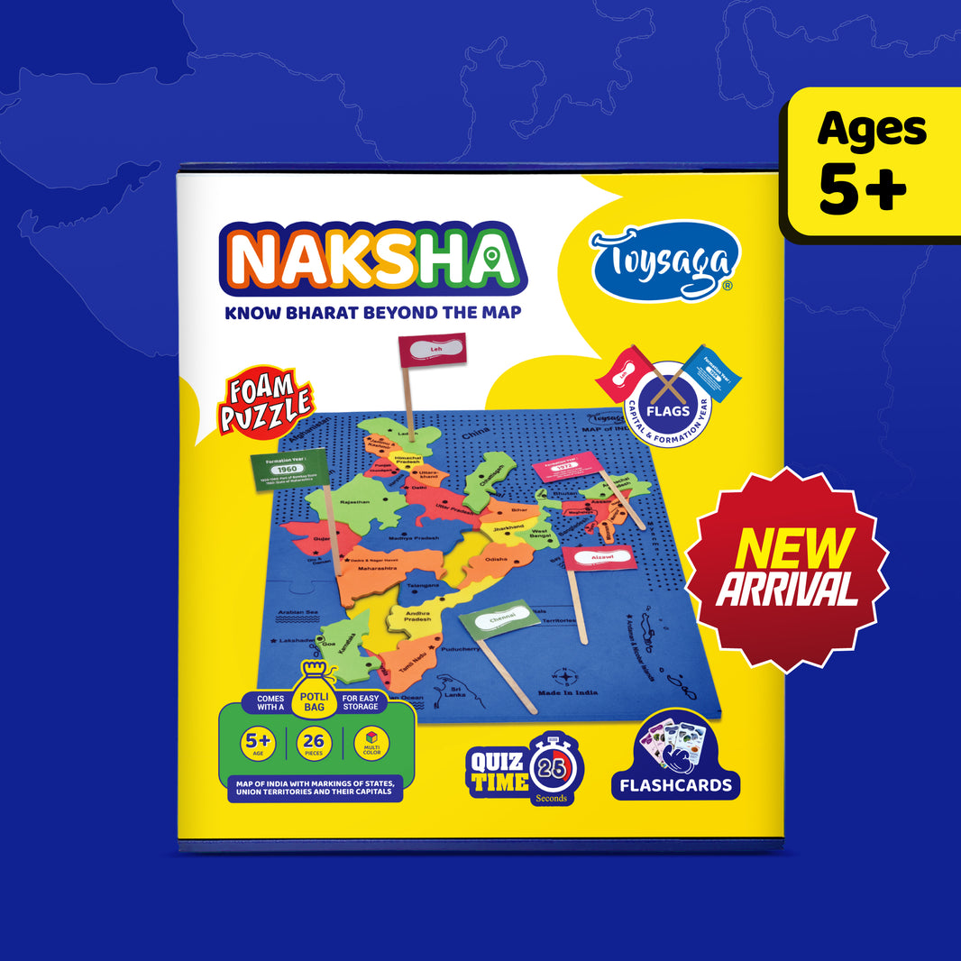 Naksha 2.0 - Know Bharat Beyond the Map (Better foam thickness & include flags)