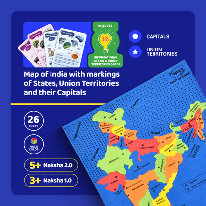Naksha 2.0 - Know Bharat Beyond the Map (Better foam thickness & include flags)