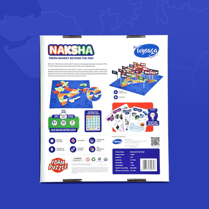 Naksha 2.0 - Know Bharat Beyond the Map (Better foam thickness & include flags)